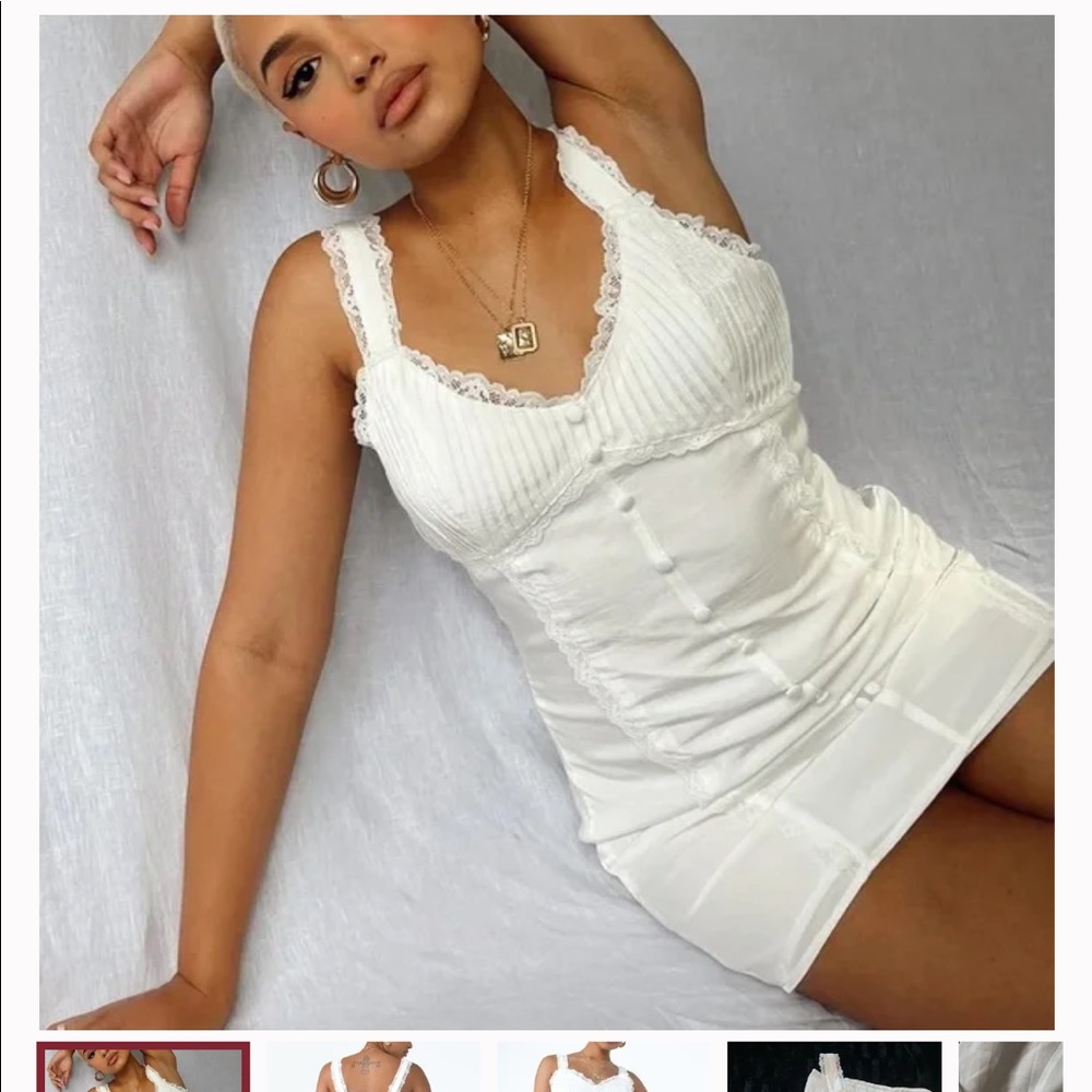 Princess polly lace white dress